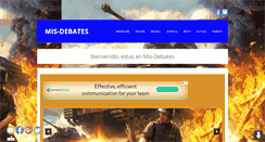 Desktop Screenshot of mis-debates.com
